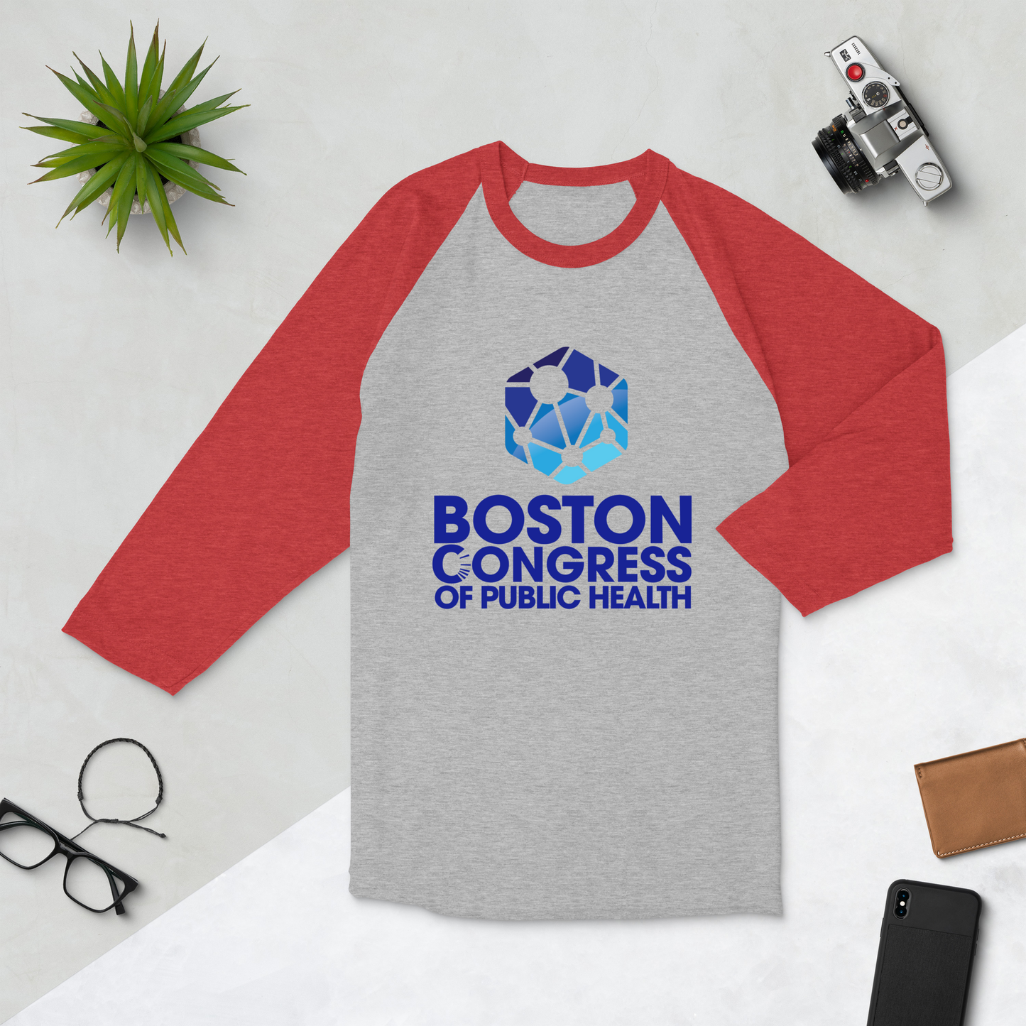 BCPH 3/4 Sleeve Raglan Shirt (Unisex)