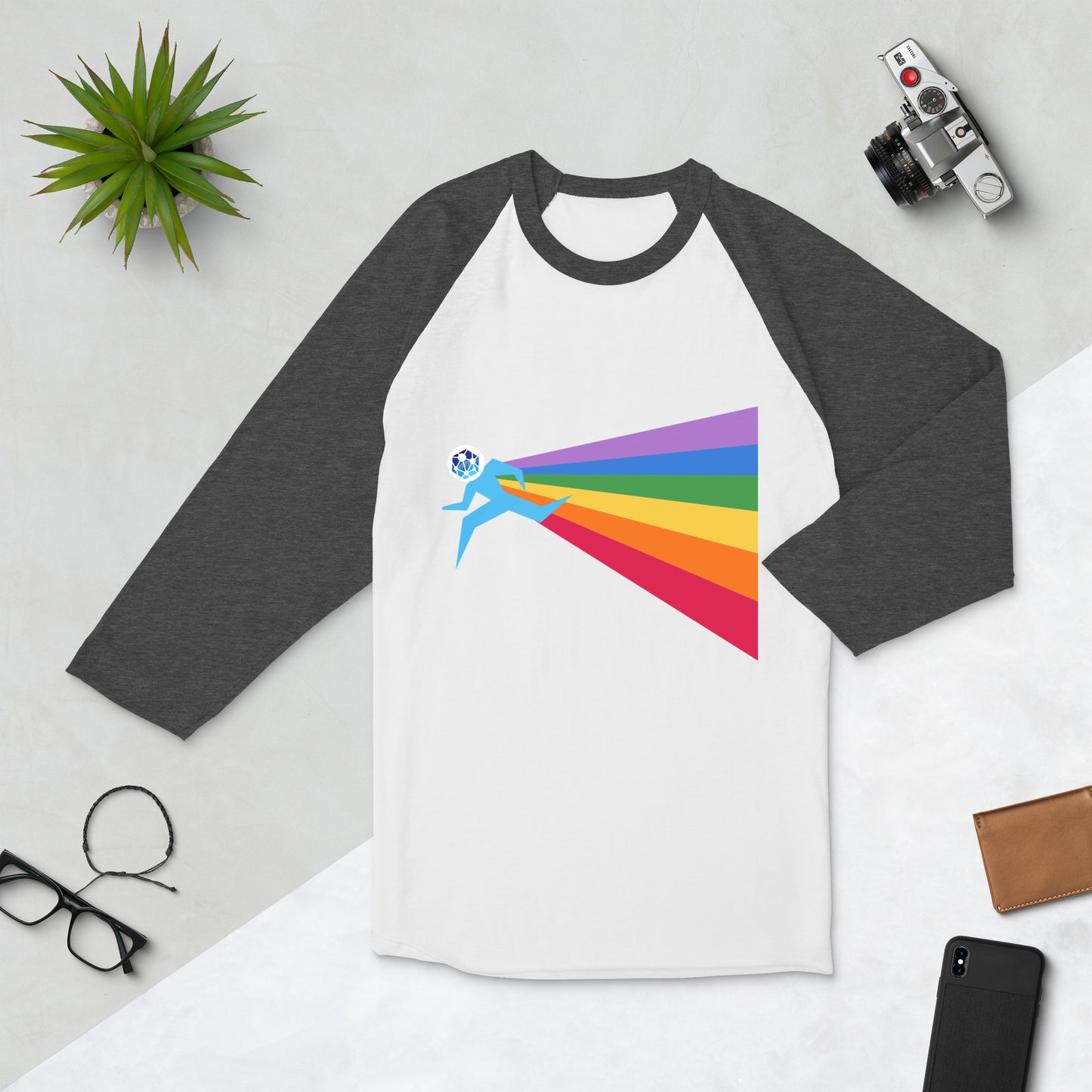 Our PRIDE 3/4 Sleeve Raglan Shirt (Unisex)
