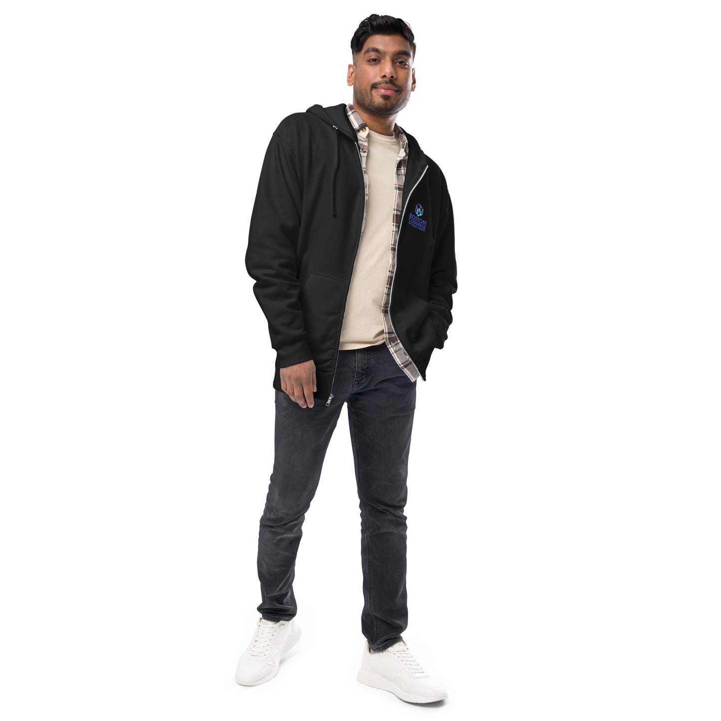 BCPH Unisex Fleece Zip Up Hoodie