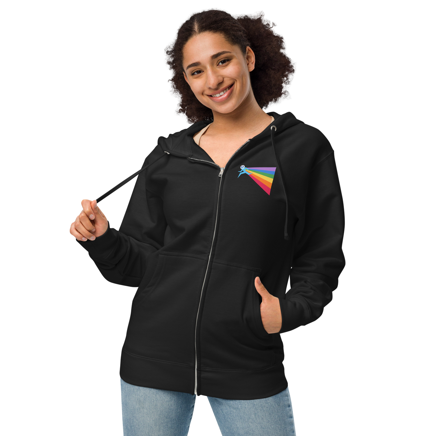 Our PRIDE Unisex Fleece Zip Up Hoodie