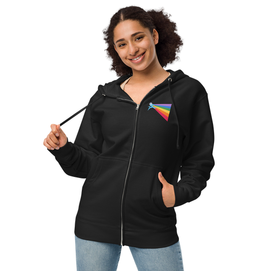 Our PRIDE Unisex Fleece Zip Up Hoodie