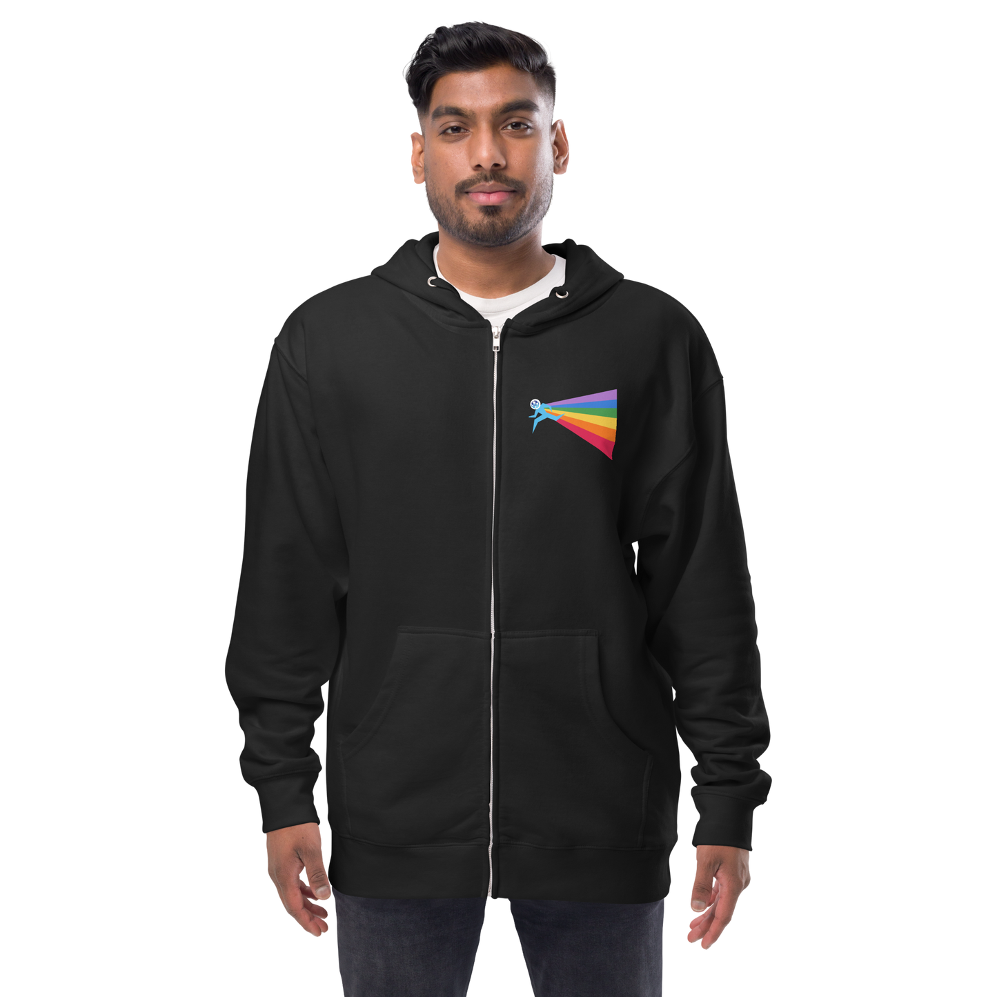 Our PRIDE Unisex Fleece Zip Up Hoodie