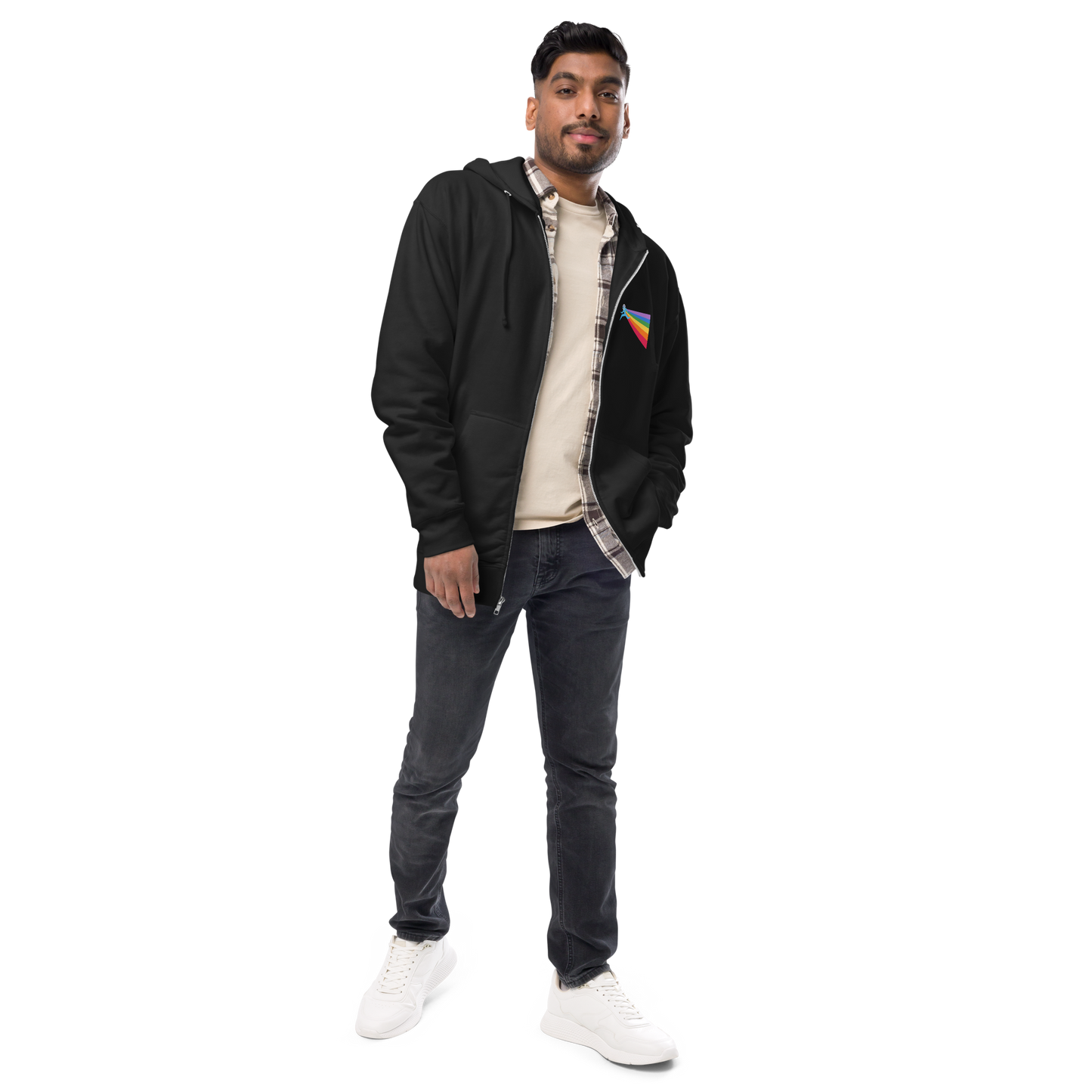 Our PRIDE Unisex Fleece Zip Up Hoodie