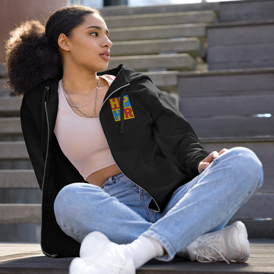 HPHR Unisex Fleece Zip Up Hoodie