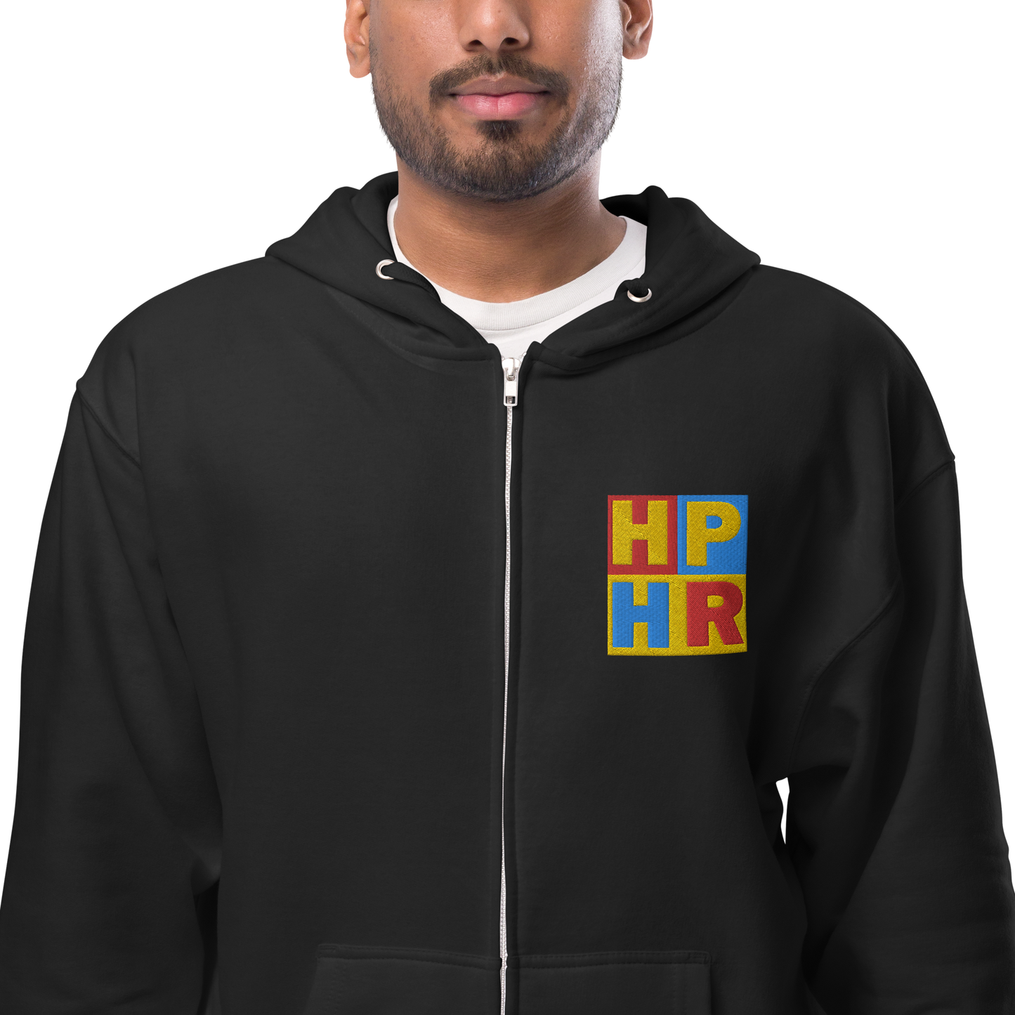 HPHR Unisex Fleece Zip Up Hoodie