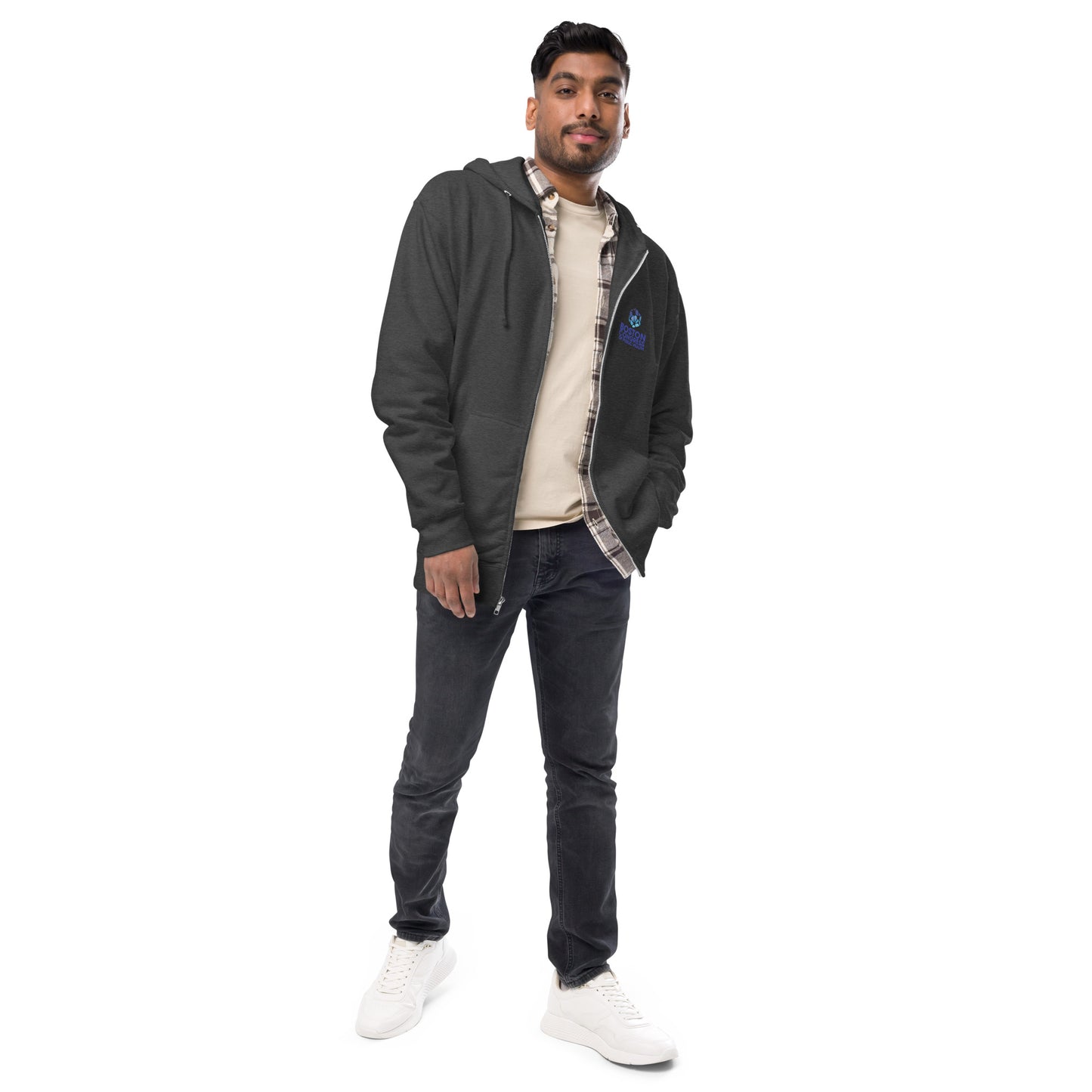 BCPH Unisex Fleece Zip Up Hoodie