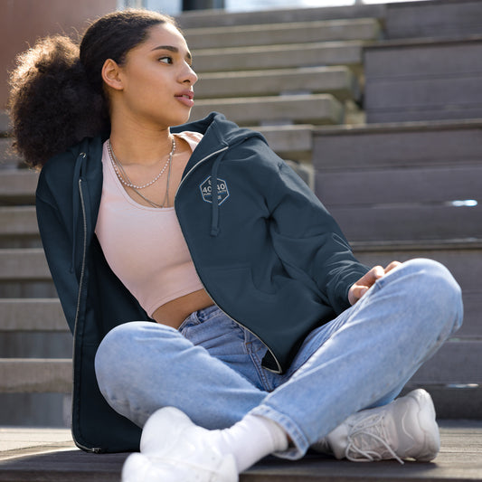 40 Under 40 Unisex Fleece Zip Up Hoodie