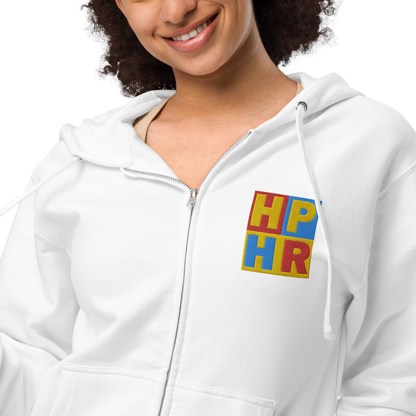 HPHR Unisex Fleece Zip Up Hoodie