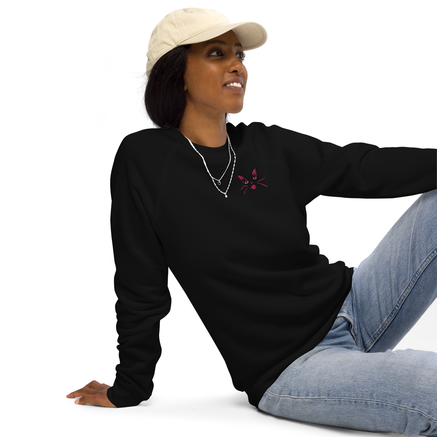 History Mysteries - Unisex organic raglan sweatshirt