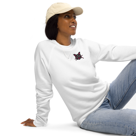 History Mysteries - Unisex organic raglan sweatshirt