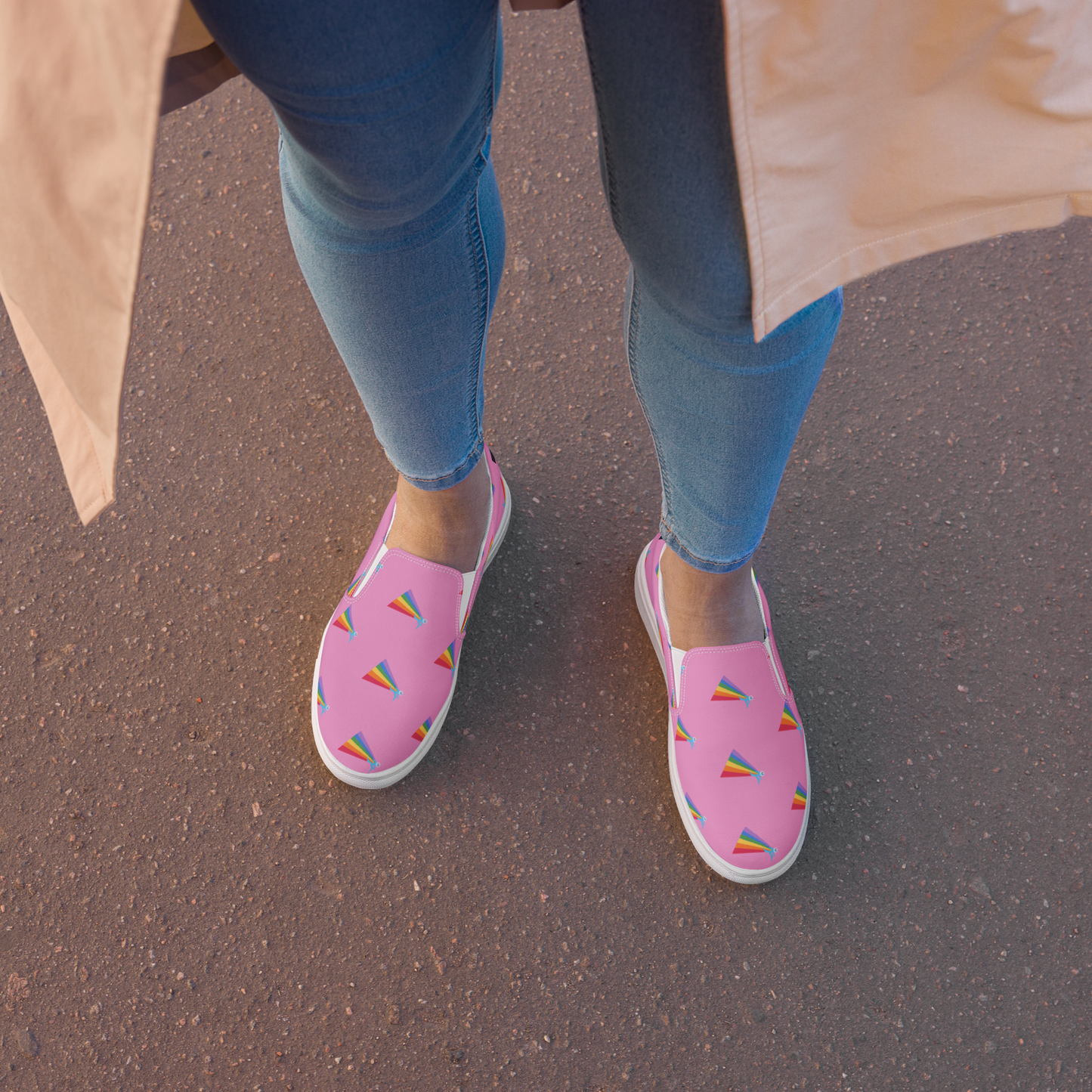 Our PRIDE Women’s Slip-On Canvas Shoes